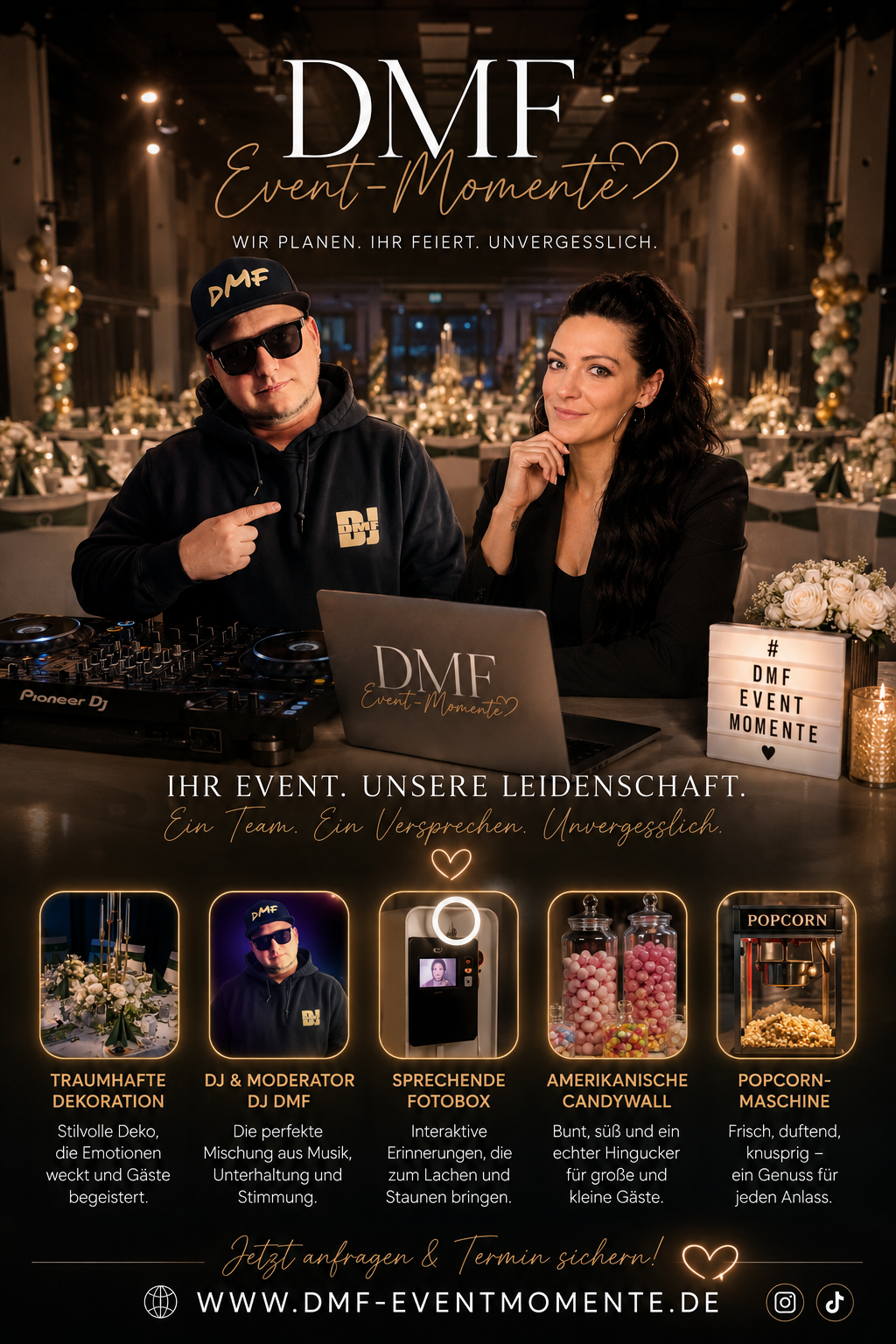 DMF Event-Momente Full-Service Eventplanung für Hochzeiten und Firmenfeiern in Stuttgart