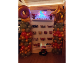 Stilvolle Candy-Wall und Retro-Popcorn-Maschine für Hochzeiten und Events im Rems-Murr-Kreis