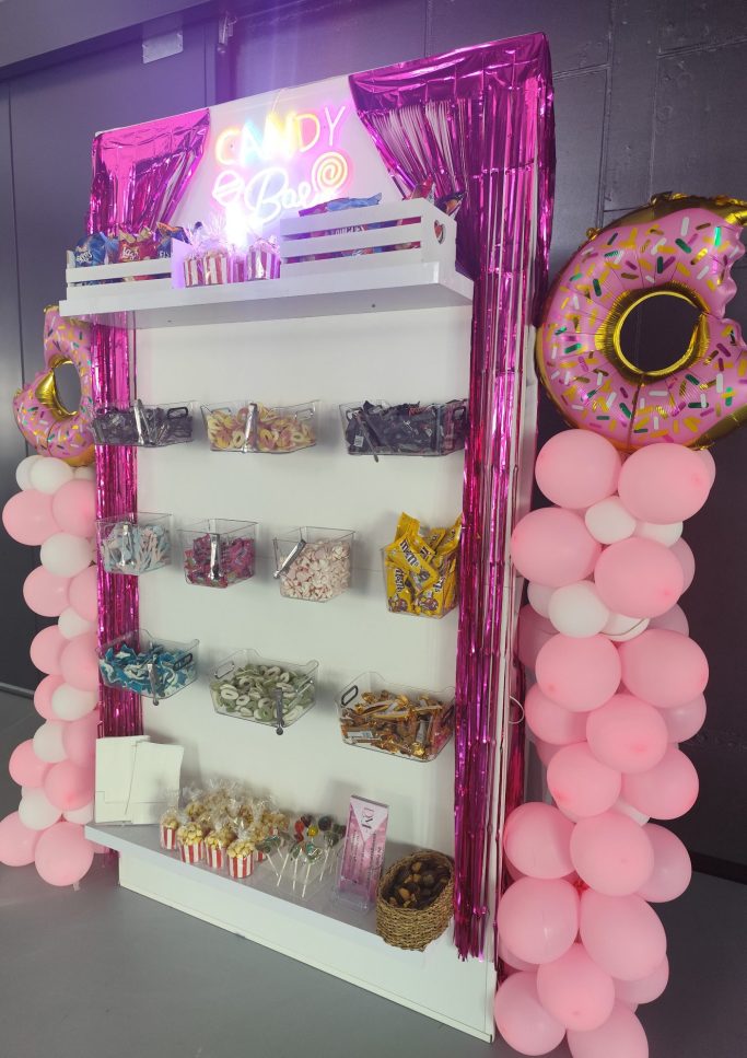 Exklusive Candy-Wall und Candybar für Hochzeiten im Rems-Murr-Kreis mieten